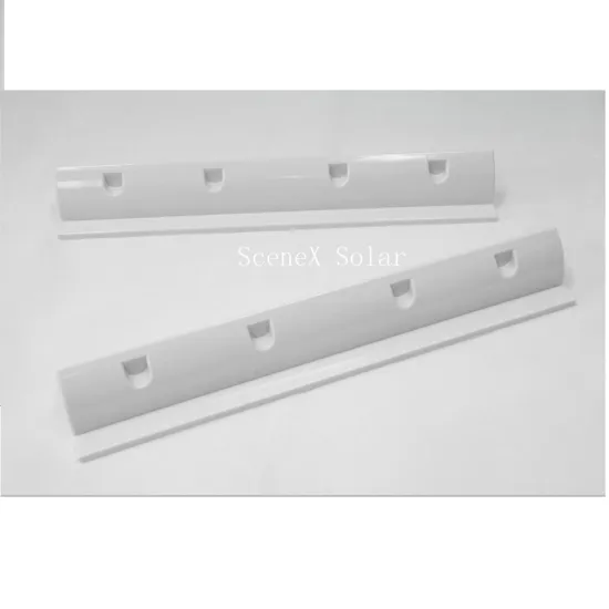 520x550x680mm ABS Plastic Solar Panel Mounting Bracket Kit for RV, Caravans, Vehicles, Campers, and Yachts - White & Black