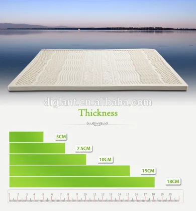 100% natural latex foam mattress sleep well massage 7zones