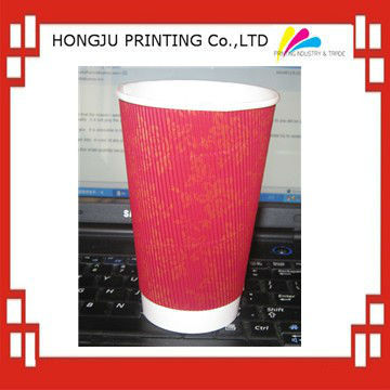 Hot drink ripple paper cup for ripple cup