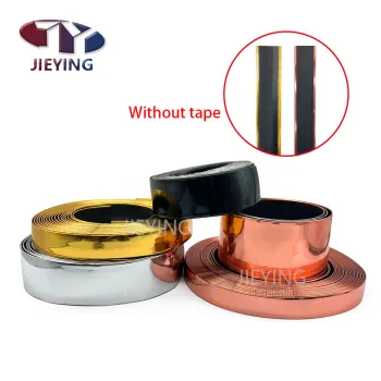 Jieying Plastic Gold Car Trim Strip Sofa PVC Edge Banding Tape Furniture Upholstery Decorative Strips