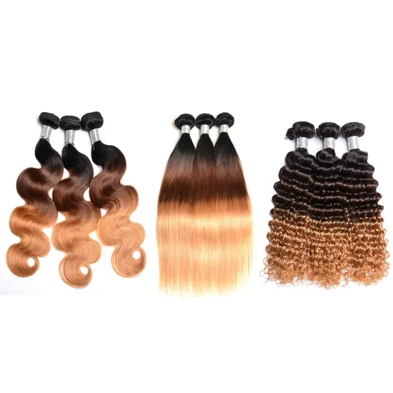 2021 Wholesale Colored Human Hair Human Hair Bundles 1b 4 27 Straight, Body Wave, Curly Brazilian Hair Stock within 24 Hours