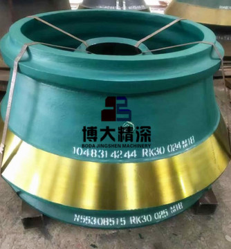 Nordberg spare parts hp400 mantle and bowl liner