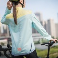 Chaqueta de ciclismo en ciclismo de viento para mujeres en ciclismo