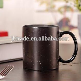 Black A strologicalHeat-sensitive Colour Changing photo mug/Printing Mug