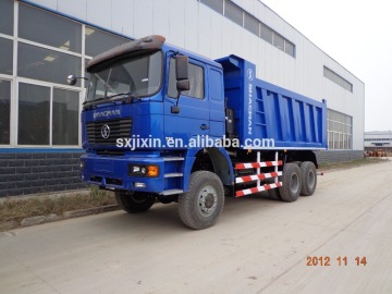 buying new shaanxi shacman 375 hp 6x4 dump truck euro2/euro3