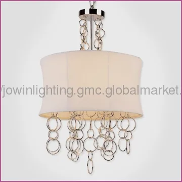 White Fabric Pendant Lamp JD6723/2M WH