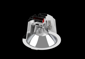 50W LED Downlight with different color refelector