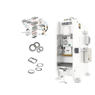 Single Press Station Semi-Closed Punching Stamping Power Press Machine for Metal Gasket Stamping