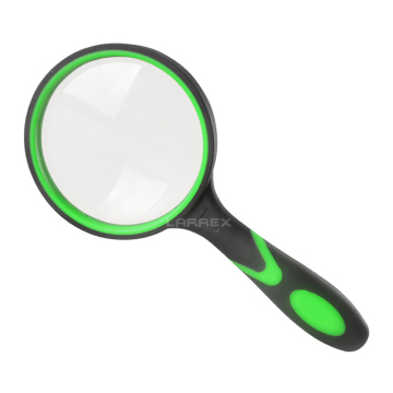 Simple Handheld 75mm 10X Magnifying Glass Lens for Senior Reading Gift
