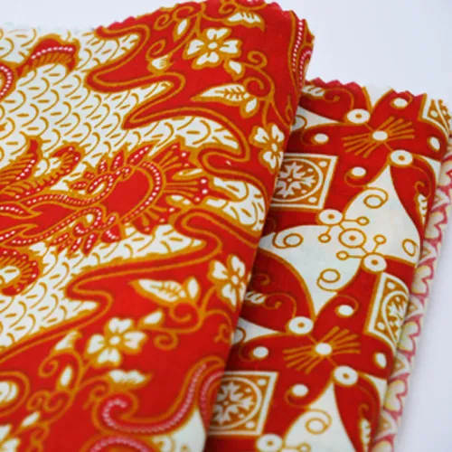 90 Polyester 10 Cotton Plain Printed Fabric