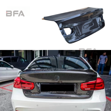 2013-2019 BMW 3 Series F30 F31 F35 Carbon Fiber Trunk Cover - Upgraded OEM Style Kit