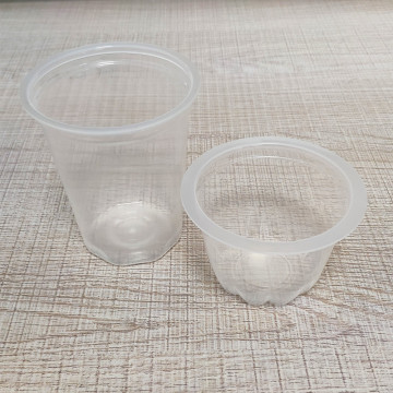 डिस्पोजेबल पीपी आइसक्रीम कप प्लास्टिक पुडिंग बाउल