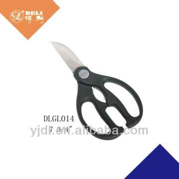 7 3/4 inch New design black handle separable kitchen scissors