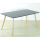 Mesa de comedor rectangular de estilo Eames DSW