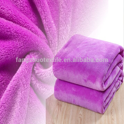Schweres Gewicht warmer Flanell Fleece Hotel Decke Wurf