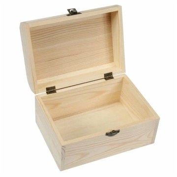 Plain Unpainted Wooden Jewellery Storage Box Set