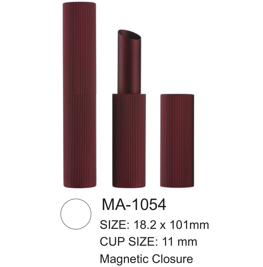 Top-grade aluminium magnetische sluiting lipstick case cosmetic