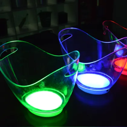 belaire rose champagne led ice bucket