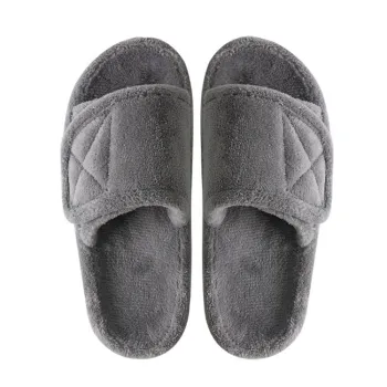 Adjustable Arch Support Open Toe Memory Foam Slippers