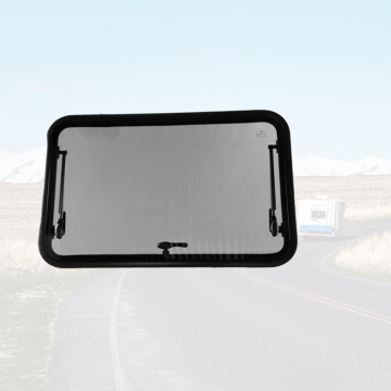Ventanas populares de caravana Camper Van 500x450 mm Ventana de emisión de piloto de autocaravana de vidrio templado