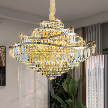 Moderner Designer -Kristall -Kronleuchter für Esszimmer