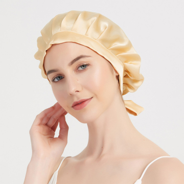Bonnet di seta a gulba a colore solido per donne - tappi per dormire personalizzati