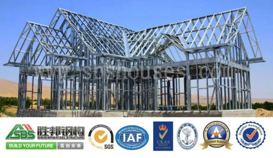 Low cost and Fashionable Prefabricated Light Steel Structure Villa