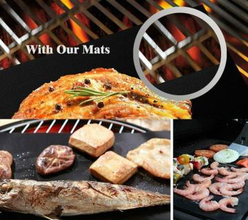 Fiberglass barbecue mat set