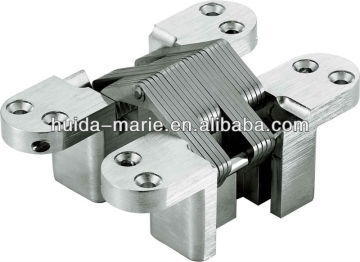 Zamac/SUS Inversible concealed hinge; hidden door hinge;adjustable H hinge