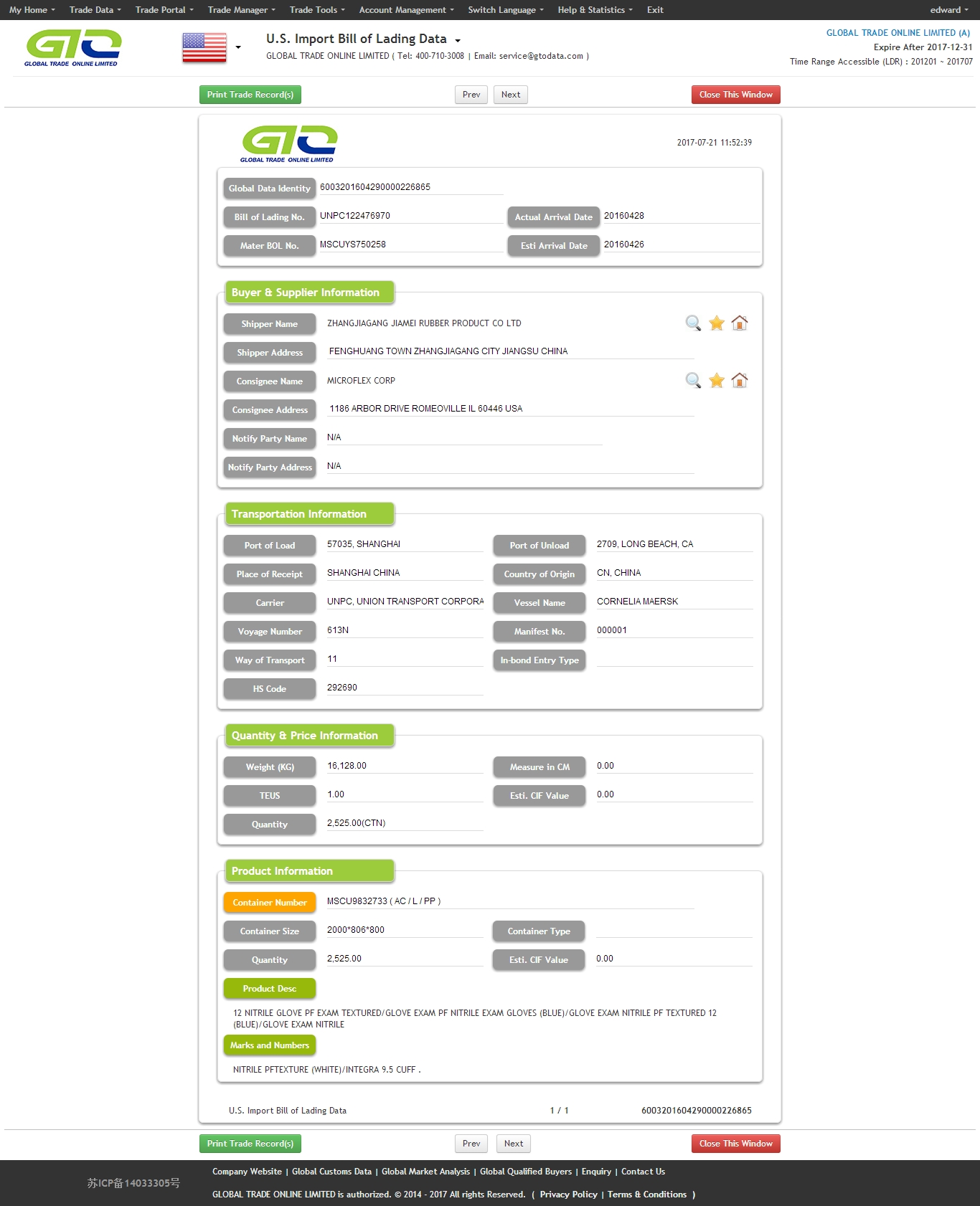 Trade Data Home - Global Trade Efficient