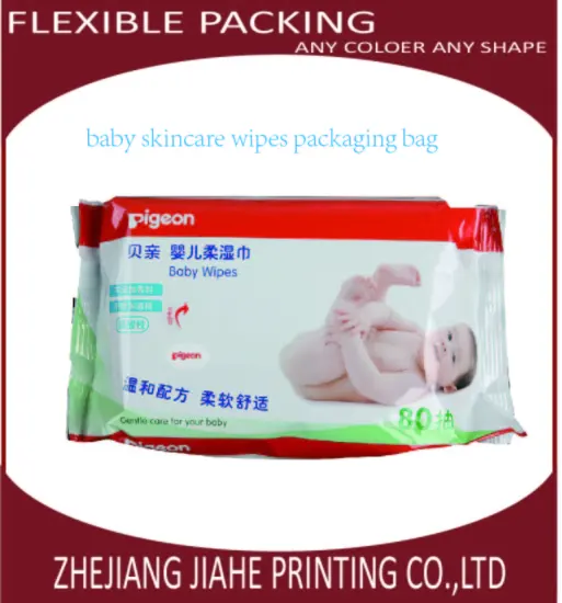 baby skincare wipes liquid packaging plastic bag