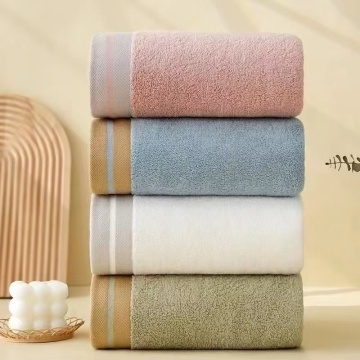 Custom Logo 100% Cotton Bath Towel