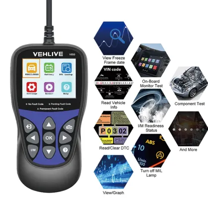 Hot Sale V850 Code Reader for Automotive Diagnostics