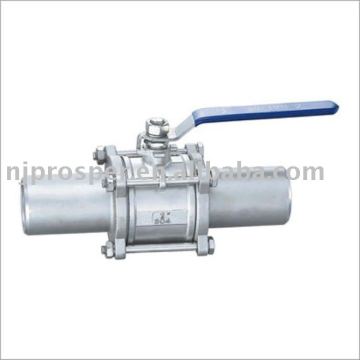 2-way Butt-Welding Lengthen Ball Valve/globe valve
