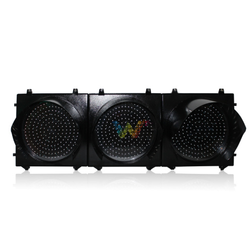 Road safety aluminum RYG 400mm traffic signal light