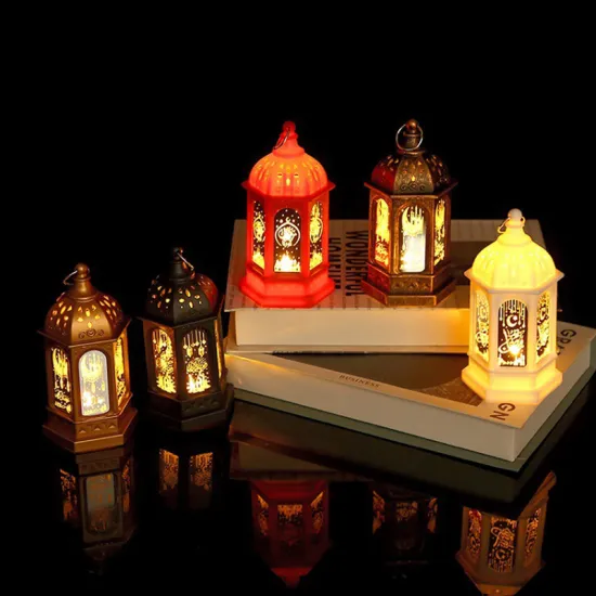 Eid Mubarak Hanging LED Decorations for Ramadan Lanterns