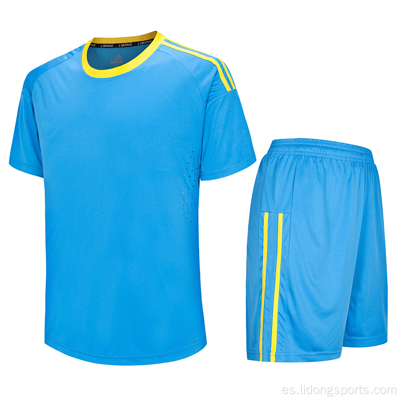 Uniformes de fútbol juvenil personalizado en blanco camisas de fútbol