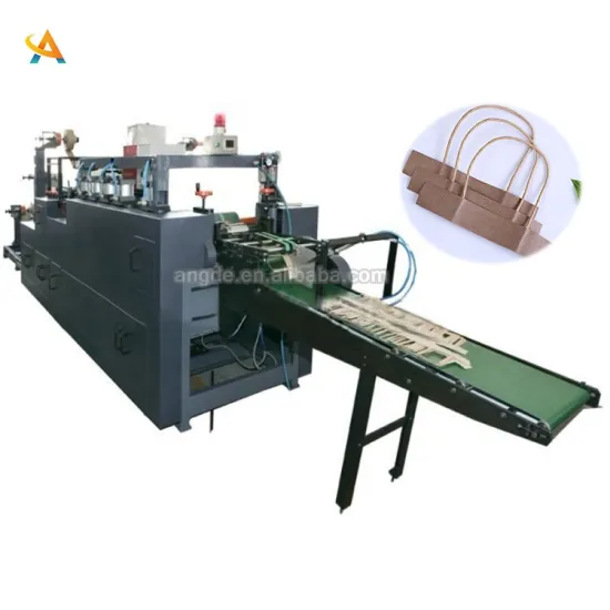 Fully Automatic Hot Melt Glue Paper Bag Handle Making Machine