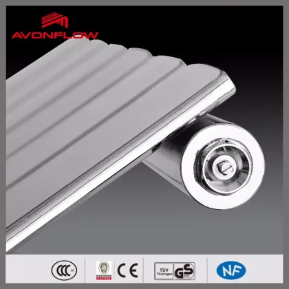 AVONFLOW Vertical Chrome Water Radiator Hydronic Heating Radiator