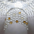 Lámpara colgante de araña de cristal de pasillo de oficina fascinante