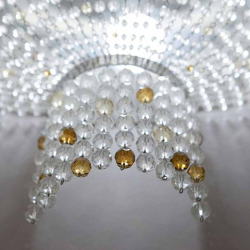 Hotel lobby stage crystal ball chandelier lamp