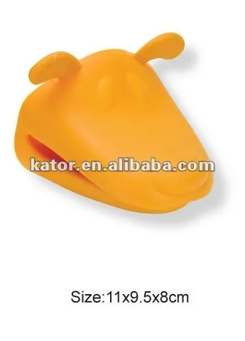 silicone glove with shape of puppy