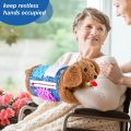 Fidget Blanket Muff Dog for Adults,Dementia