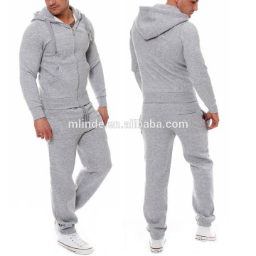 Mens Winter Sport Velvet Tracksuit Coat and Pants Outfit Fitness Gym Hoodie Clothes Set