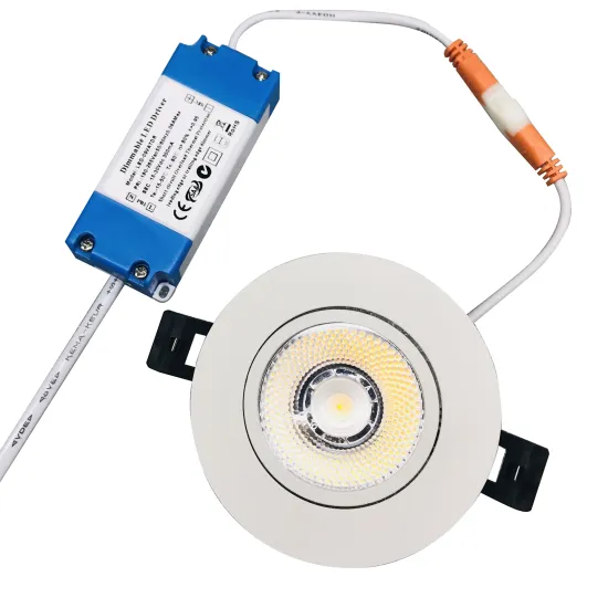 Adjustable Angle SUPER THIN LED Ceiling Spotlight in 5W, 10W, and 20W