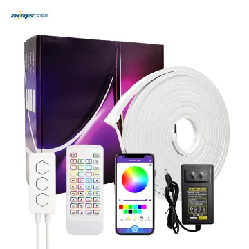 Wholesale Waterproof Outdoor RGBIC 5M 12V Neon Flex Light Kit with APP Remote Control for DIY Decor