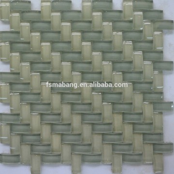 MBP6012 western style 20*40mm arch glass mosaic interior wall tile