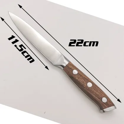 Utility Knife with Acacia Handle