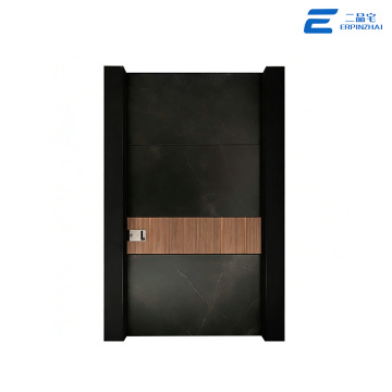 Puerta de seguridad de aluminio fundido con eje desplazado