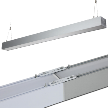 Linkable LED Linear Batten Light with Aluminum Body and 0-10V Dimmable Function